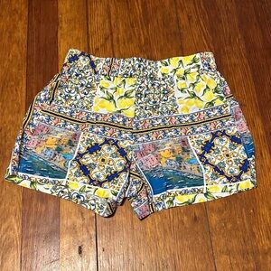 Terez Amalfi Coast Print Women's Shorts